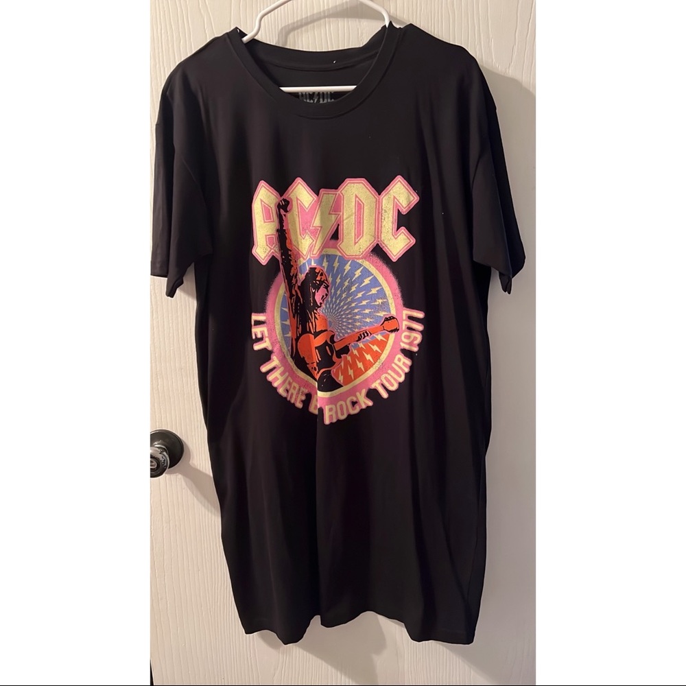 NWT AC/DC TSHIRT DRESS